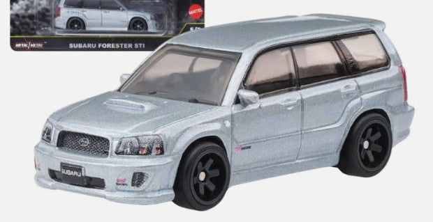 Hot Wheels 2025 Fast Wagons 5/5 Subaru Forester STI, NEW/LOOSE, silver