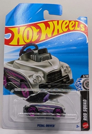 Hot Wheels 2026 #118/250, Pedal Driver, silver