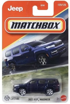 Matchbox 2025 #125/125 2022 Jeep Wagoneer, metalflake blue