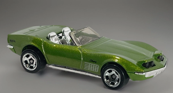 Hot Wheels 2026 Multipack Exclusive, '72 Stingray Convertible, NEW/LOOSE, metalflake elkhart green