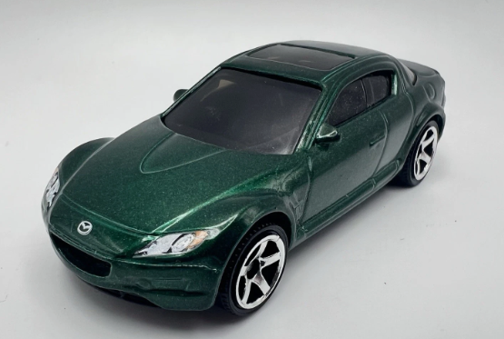 Matchbox 2025 Multipack Exclusive, Mazda RX-8, NEW/LOOSE, metalflake nordic green