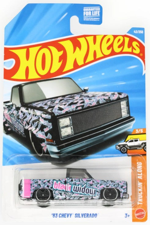 Hot Wheels 2026 #042/250 '83 Chevy Silverado, black