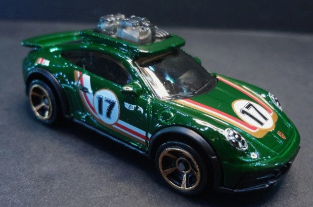 Hot Wheels 2025 #154/250 Porsche 911 Rallye, NEW/LOOSE, dark green