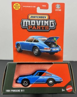Matchbox 2026 Moving Parts, 1964 Porsche 911, blue