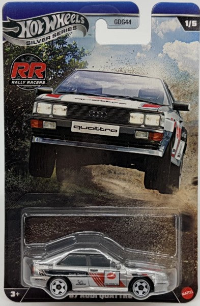 Hot Wheels 2026 Rally Racers 1/5, '87 Audi Quattro, silver