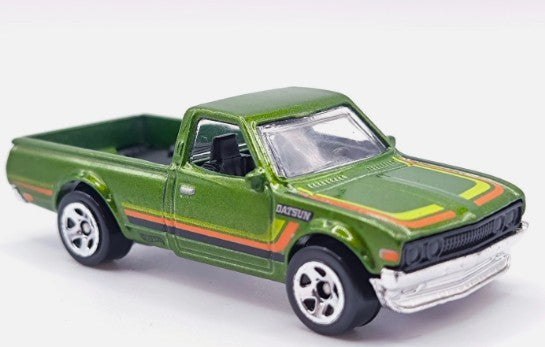 Hot Wheels 2015 #125/250, Datsun 620, NEW/LOOSE, metalflake green