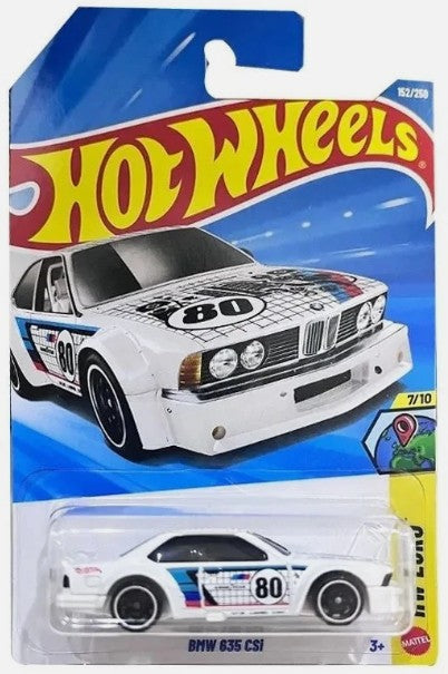 Hot Wheels 2026 #152/250, BMW 635 CSi, white