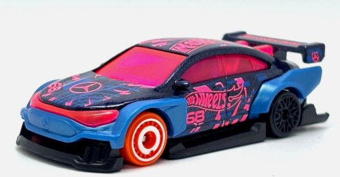 Hot Wheels 2026 #181/250, Mercedes-Benz CLA HW, NEW/LOOSE, metalflake denim blue