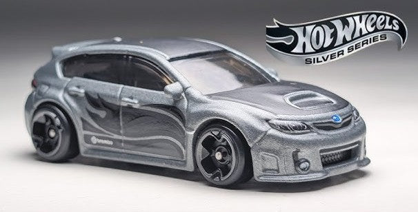 Hot Wheels 2026 Compact Kings 3/5, Subaru WRX STI, NEW/LOOSE, grey