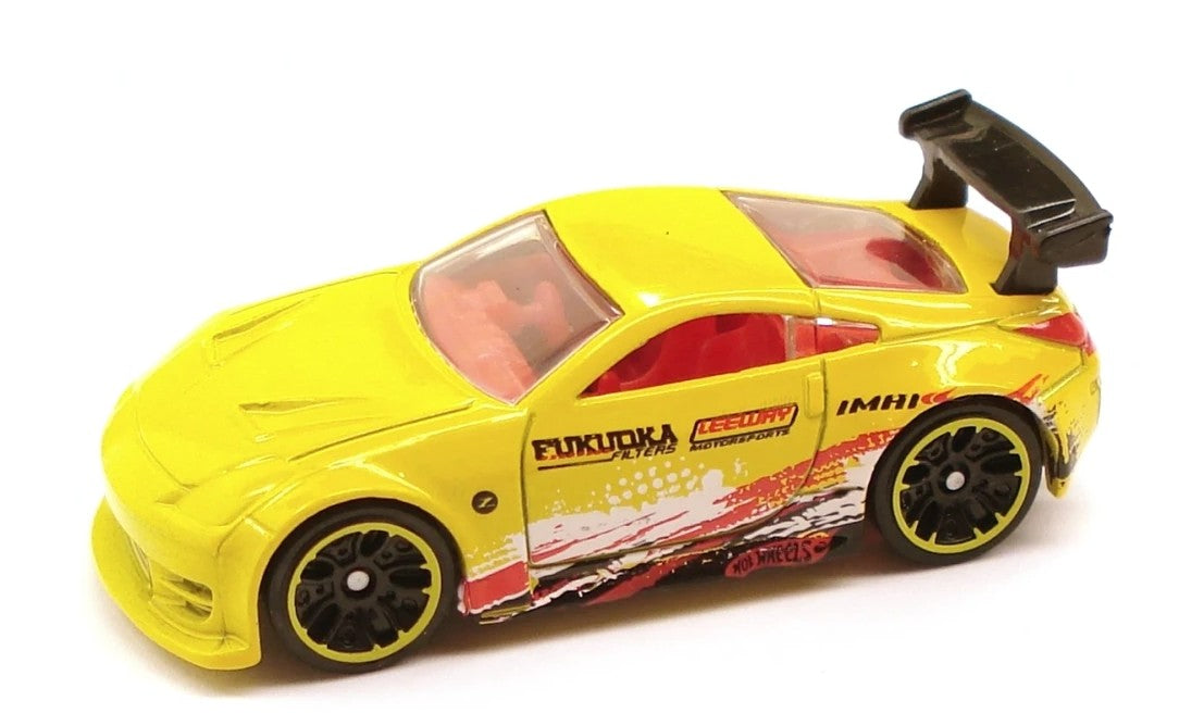 Hot Wheels 2021 #112/244, Nissan 350Z, PREOWNED/LOOSE, yellow