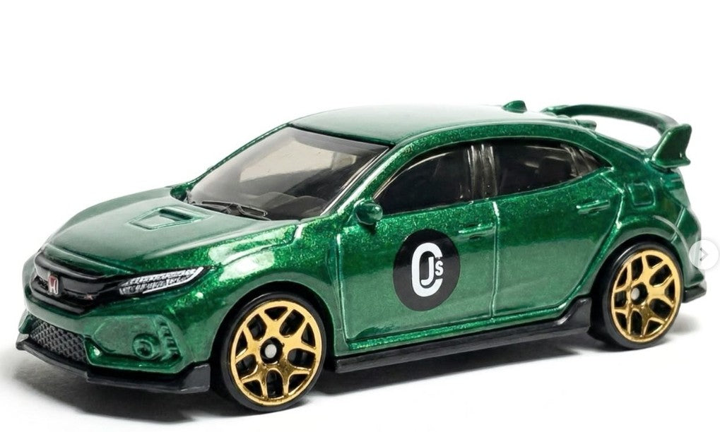 Hot Wheels 2026 #011/250 2018 Honda Civic Type R, NEW/LOOSE, green