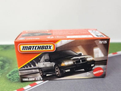 Matchbox 2026 Power Grabs #079/125, 1995 BMW 318 Ti, black