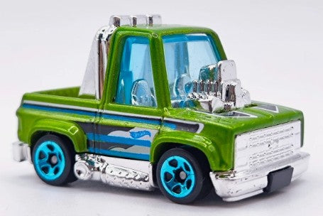 Hot Wheels 2023 #093/250 Toon'd '83 Chevy Silverado, NEW/LOOSE, green