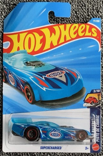 Hot Wheels 2026 #077/250, Supercharged, blue