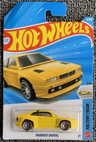 Hot Wheels 2026 #016/250 Maserati Shamal, yellow
