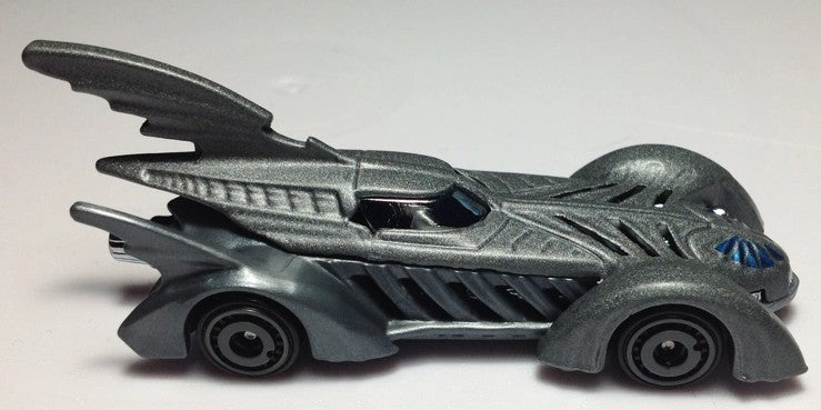 Hot Wheels 2023 #055/250, Batman Forever Batmobile, NEW/LOOSE, matte metalflake grey