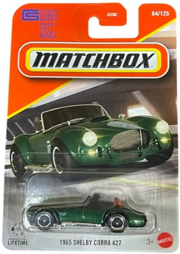 Matchbox 2026 #64/125, 1965 Shelby Cobra 427, green