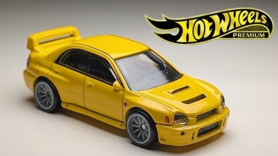 Hot Wheels 2026 Thrill Climbers 1/5, Subaru Impreza WRX, NEW/LOOSE, yellow