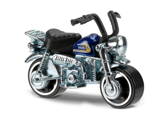 Hot Wheels 2017 #115/365, Honda Monkey Z50, NEW/LOOSE, metalflake dark blue