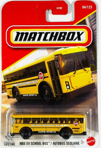 Matchbox 2026 #094/125, MBX EV School Bus, yellow