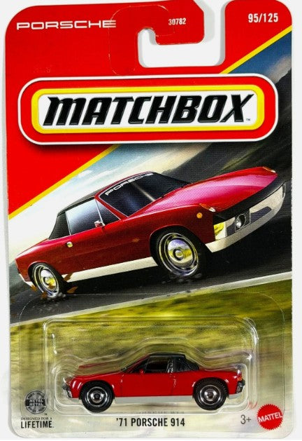 Matchbox 2026 #095/125, '71 Porsche 914, red