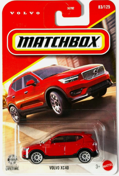 Matchbox 2026 #083/125, Volvo XC40, red