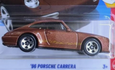 Hot Wheels 2026 #098/250, '96 Porsche Carrera, NEW/LOOSE, metallic root beer