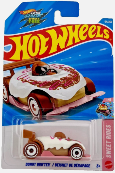 Hot Wheels 2026 #054/250, Donut Drifter, white