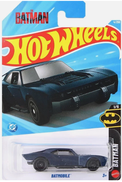 Hot Wheels 2026 #004/250, Batmobile, metalflake gunmetal blue