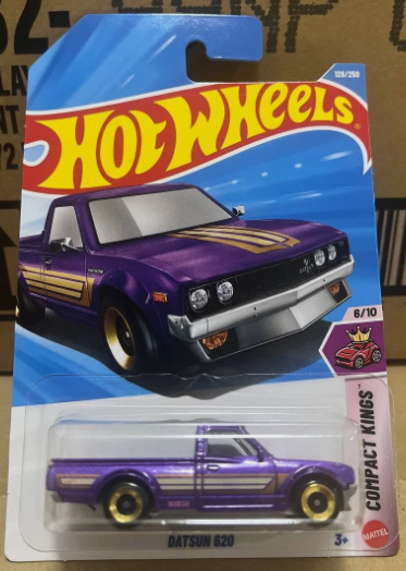 Hot Wheels 2026 #128/250, Datsun 620, purple