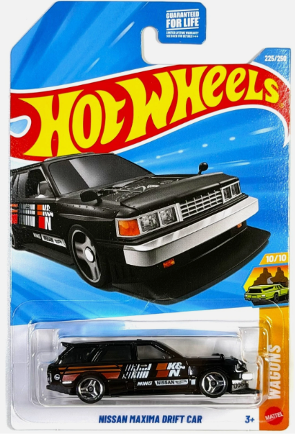 Hot Wheels 2026 #225/250, Nissan Maxima Drift Car, black