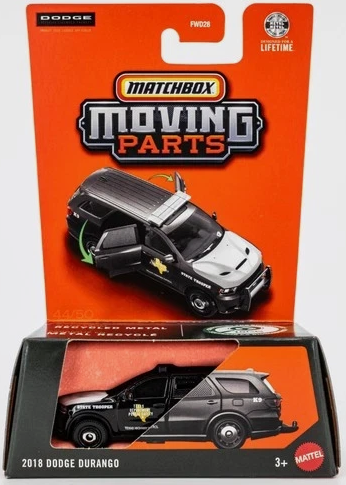 Matchbox 2026 Moving Parts, 2018 Dodge Durango, black