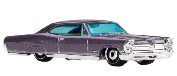 Hot Wheels 2026 Pontiac 100th Anniversary 3/5 '65 Pontiac Bonneville, NEW/LOOSE, iris mist