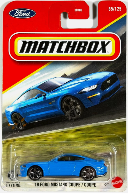 Matchbox 2026 #085/100, '19 Ford Mustang Coupe, blue