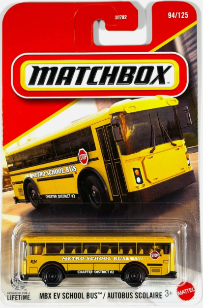 Matchbox 2026 #094/125, MBX EV School Bus, yellow