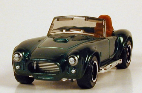 Matchbox 2026 #064/125, 1965 Shelby Cobra 427, NEW/LOOSE, green