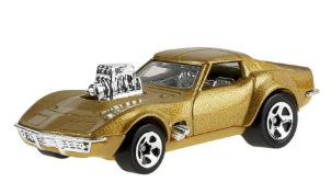 Hot Wheels 2026 #214/250, '68 Corvette - Gas Monkey Garage, NEW/LOOSE, gold