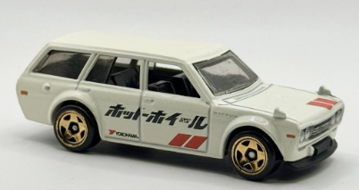 Hot Wheels 2024 Hot Wagons 3/5 Datsun Bluebird Wagon (510), NEW/LOOSE, white