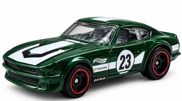 Hot Wheels 2026 #072/250, Datsun 240Z, NEW/LOOSE, dark green