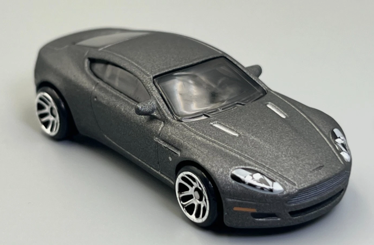 Hot Wheels 2025 Fast & Furious: Villains 2/5, 2005 Aston Martin DB9, NEW/LOOSE, quantum silver