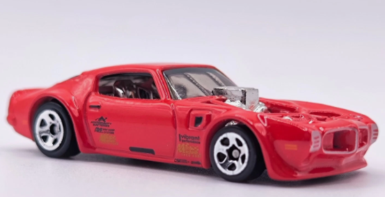 Hot Wheels 2022 #001/250, 1970 Pontiac Firebird, NEW/LOOSE, red