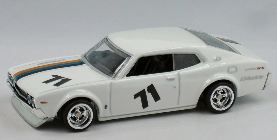 Hot Wheels 2018 Premium, Nissan Laurel 2000SGX from Team Transport #2 (Car only), NEW LOOSE, white
