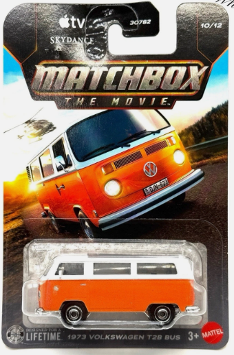 Matchbox 2026 Matchbox The Movie 10/12, 1973 Volkswagen T2B Bus, orange
