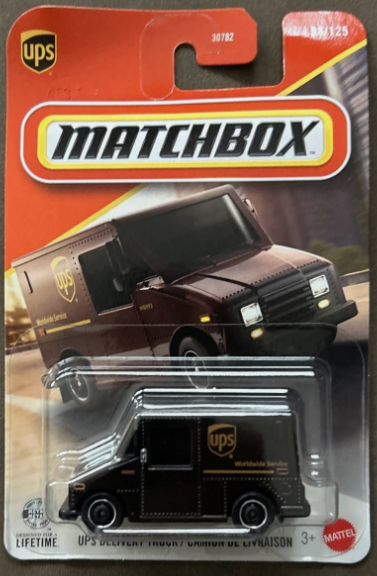 Matchbox 2026 #098/125, UPS Delivery Truck, brown