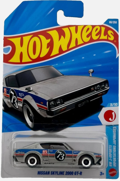 Hot Wheels 2026 #088/250, Nissan Skyline 2000 GT-R, silver