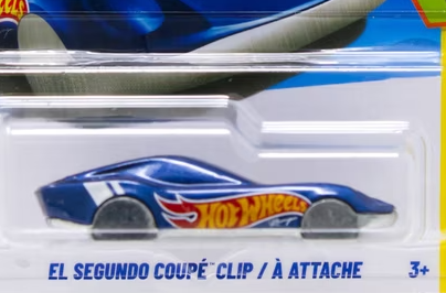 Hot Wheels 2026 #093/250 El Segundo Coupe Clip, NEW/LOOSE, HW racing blue
