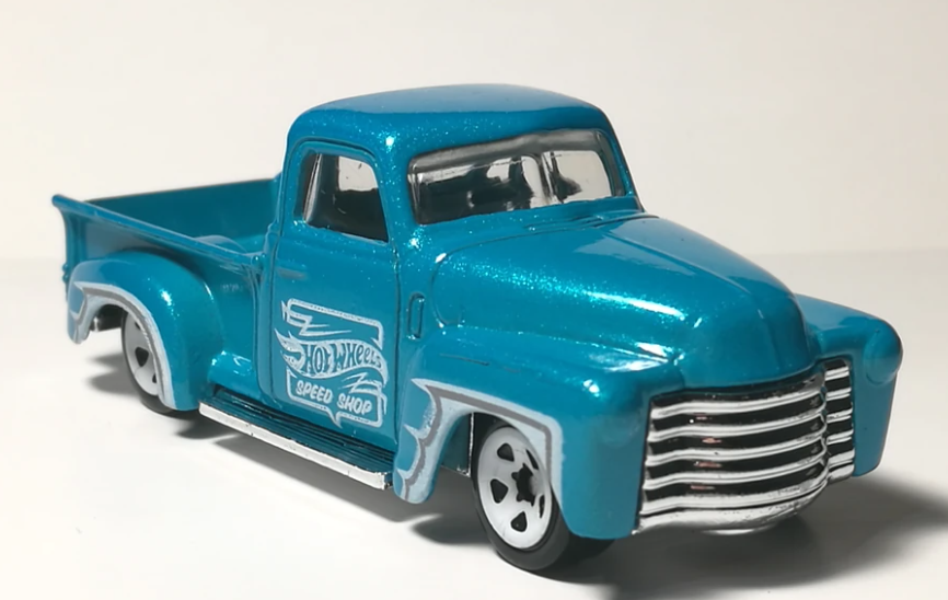 Hot Wheels 2019 Multipack Exclusive, '52 Chevy, NEW/LOOSE, metalflake aqua