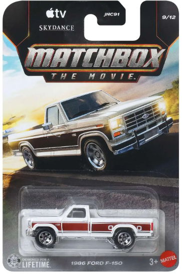 Matchbox 2026 Matchbox The Movie 9/12, 1986 Ford F-150, white