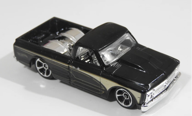 Hot Wheels 2016 #143/250, '67 Chevy C10, NEW/LOOSE, black
