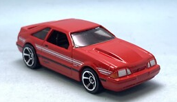 Hot Wheels 2024 #194/250 '92 Ford Mustang, NEW/LOOSE, red